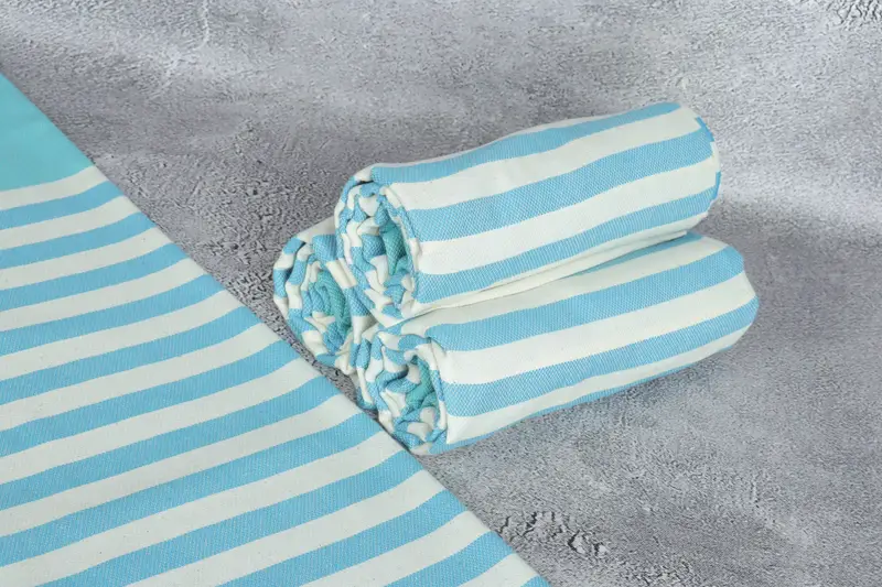 Mother Of The Groom Gift, Luxury Turkish Bath Towel, Bridesmaid Gift, Monogrammed Beach Towel, 70x40 Cotton Striped Towel, Beach Towel Gift - 8