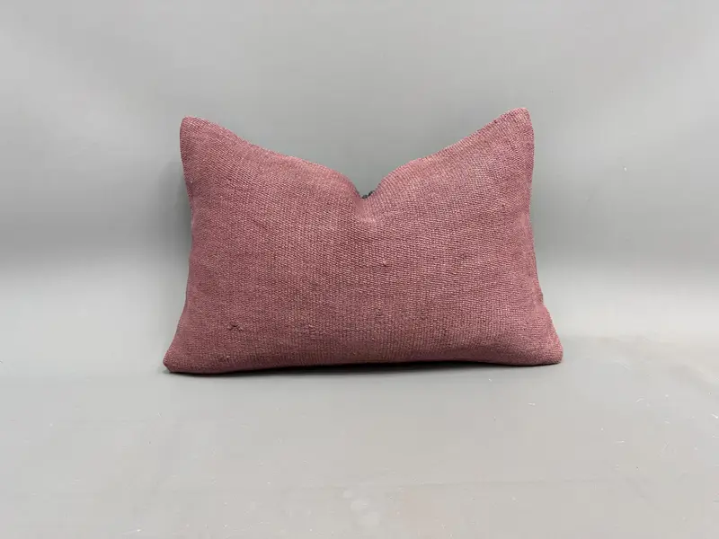 El Dokuma Güneybatı Kilim Atma Yastığı, Vintage 16x24 İnç Yastık