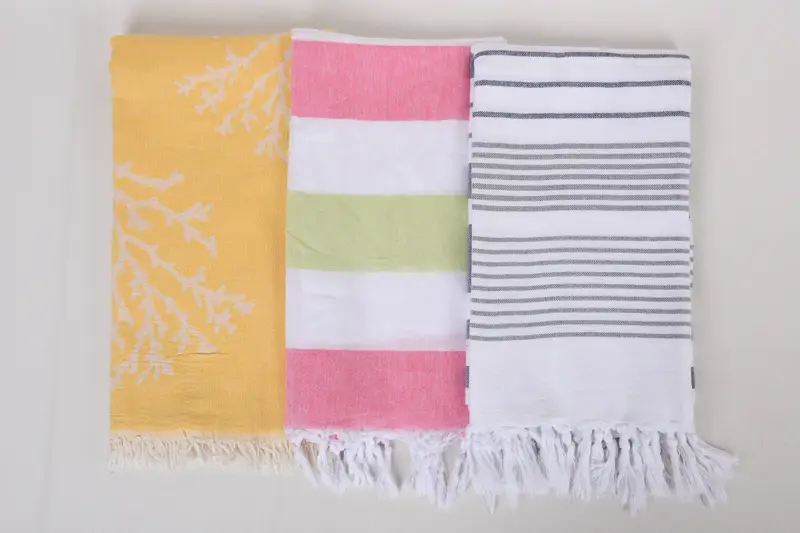 Large Beach Towel Personalized, 70x40 Cotton Set of 8 Towel, Hammam towel, Grandma Gift, Absorbent towel, Bachelor Bachelorette Party Favors - 7