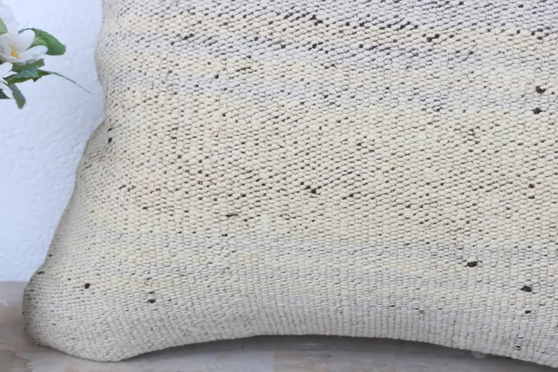 Turkish Kilim Pillow, Customized Cushion Case, 16x16 White Pillow Case, Vintage Pillow, Pillow Case, Turkish Rugs Pillow, Boho Pillow - 3