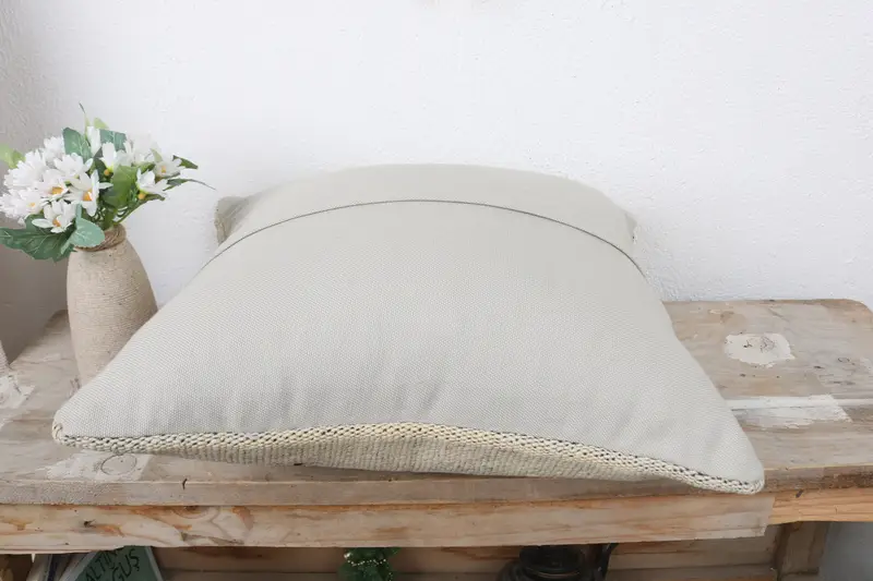 Turkish Kilim Pillow, Customized Cushion Case, 16x16 White Pillow Case, Vintage Pillow, Pillow Case, Turkish Rugs Pillow, Boho Pillow - 7