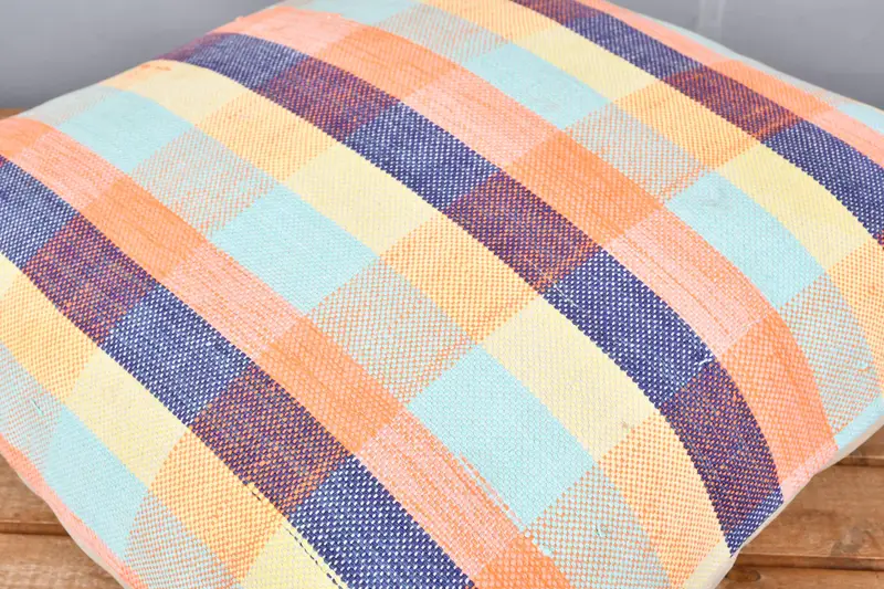 Boho Pillow, 18x18 Green Cushion Cover, Ethnical Kilim Rug Pillow, Boho Pillow Sham Cover, Square Throw Pillow Case, Cushion Case - 3