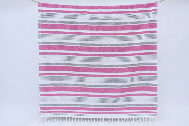 Turkish Towel Beach, 70x36 Cotton Striped Towel, Bachelorette Party Gifts Bridesmaids, Bridesmaid Favors, Personalized Turkish Towel, Guest Towel - 1