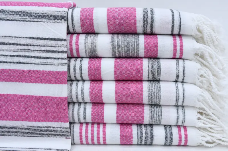 Turkish Towel Beach, 70x36 Cotton Striped Towel, Bachelorette Party Gifts Bridesmaids, Bridesmaid Favors, Personalized Turkish Towel, Guest Towel - 2