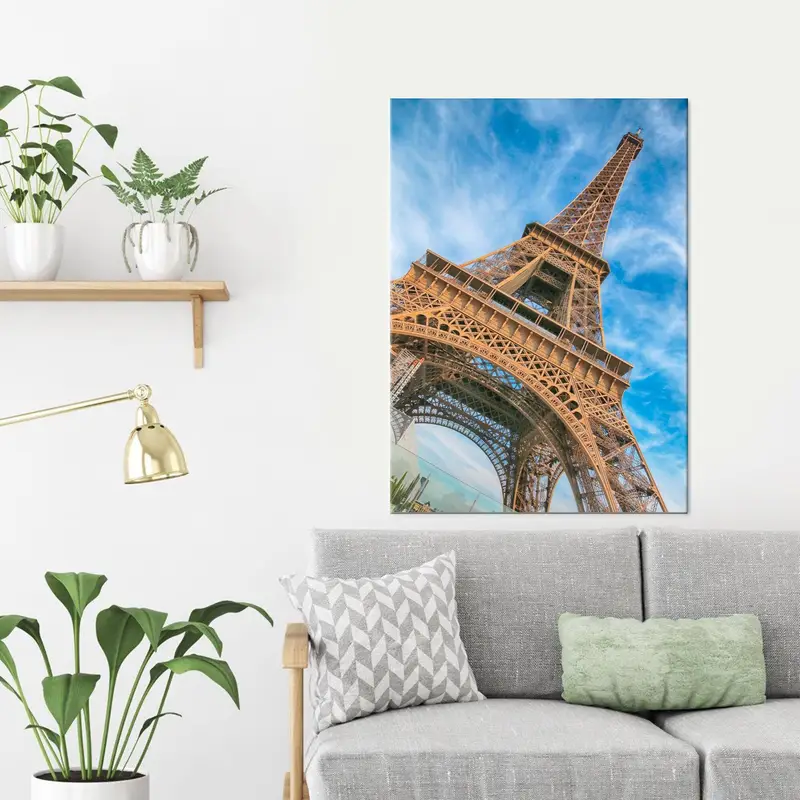 Tower Canvas Art, Eiffel Wall Decor, Paris Art Decor, France Wall Art, Landscape Art,  Eiffel Tower Wall Art, Home Decor Wall Art - 3