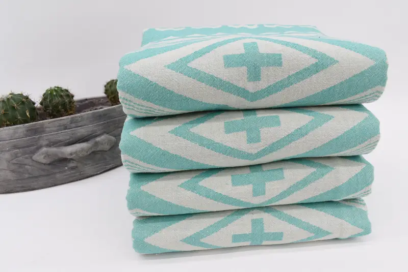 Personalized Bridesmaid Gift, Turkish Towel Beach, Custom Wedding Gifts, 70x36 Cotton Plus Design Towel, Anniversary Gift For Her, Holiday Towel - 7