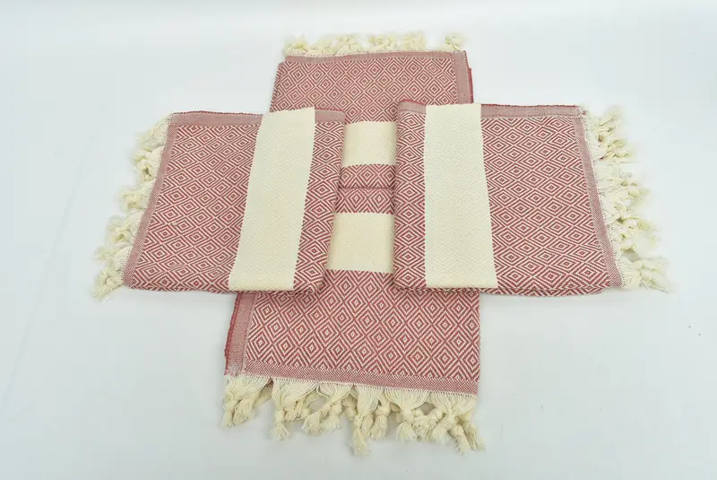 Welcome Wedding Gift, Turkish Towel Hand Towel, Monogram Hand Towel, Home Decor Gifts, 36x20 Cotton Diamond Towel, Personalized Hand Towel - 6
