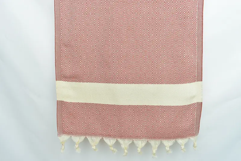 Welcome Wedding Gift, Turkish Towel Hand Towel, Monogram Hand Towel, Home Decor Gifts, 36x20 Cotton Diamond Towel, Personalized Hand Towel - 8
