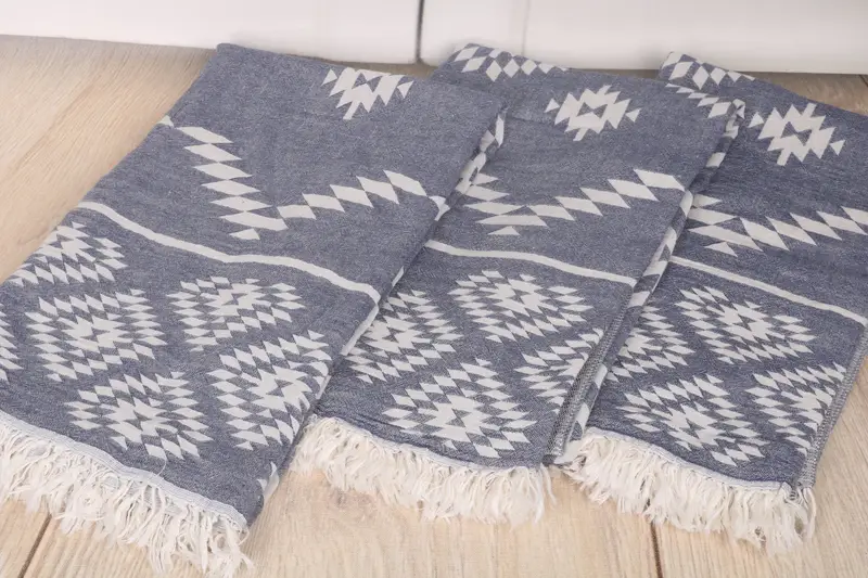 70x36 Cotton Kilim Towel, Peshtemal Towel, Embroidered Towel, Pool Towels, Turkish Towel Beach Towel, Turkish hand towel, Wedding Gift Ideas - 7