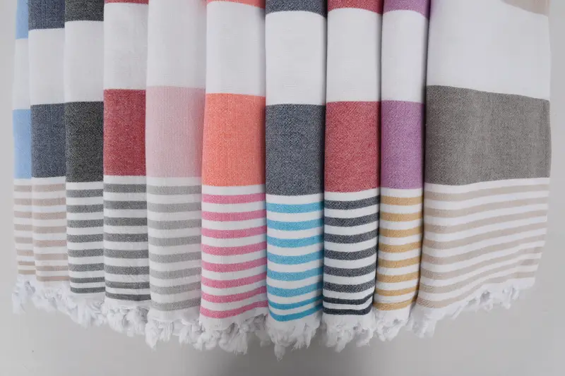 68x36 Cotton Striped Terry Towel, Valentines Gift, Absorbent towel, Turkish Bath Towel Set, Wedding Gifts Towel, Beach Wedding Favor, Beach towel - 3