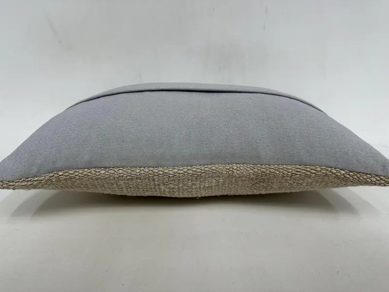 Vintage Kilim Pillow, Bolster Cushion, Rustic Pillow Cover, Boho Pillow Sham Cover, 12x20 Beige Pillow, Pillow Cover, Ikat Cushion Case, Gift Pillow - 7