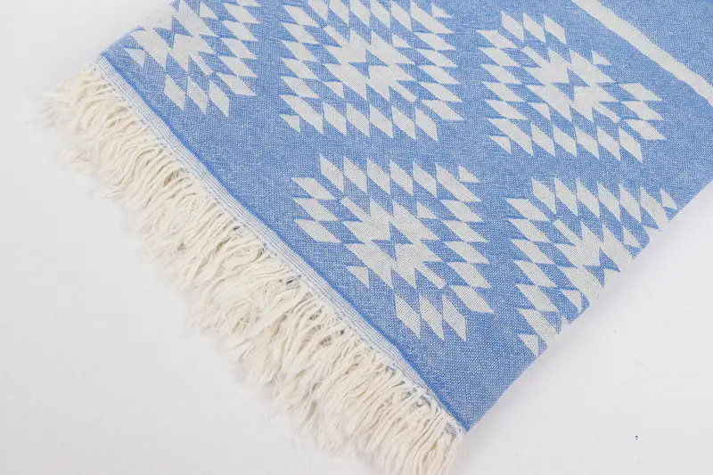 Peshtemal beach towel with unique design, Bachelor Gift, Travel towel, 70x36 Cotton Kilim Towel, Turkish bath towel, Personalized Wedding Gift - 8