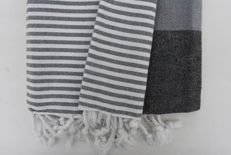 Wedding Gift, 70x40 Cotton Striped Towel, Embroidered Turkish Towel, Hammam towel, Baby Boy Gift, Girls Weekend Getaways Gifts, Bridesmaid Gifts - 4
