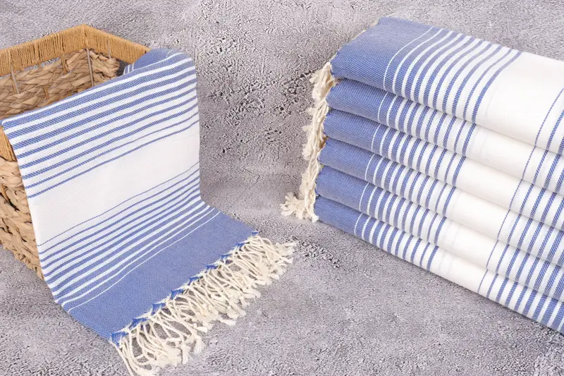 Memorial Gift, Best Beach Towel, Beach Towel Bulk, Gym Towel, Vegas Bachelorette Party Favors, 60x38 Cotton Striped Towel, Gift For Him, Soft towel - 3
