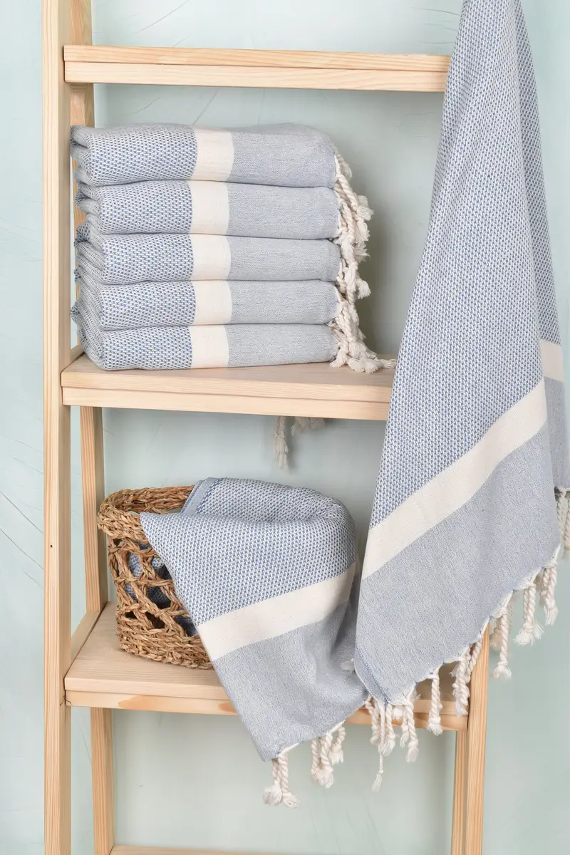 House Warming Gift, Handmade Gift, Beach Towel Monogram, Personalized Gift, 70x36 Cotton Striped Towel, Girls Weekend Favors, Home Decor Gifts - 3
