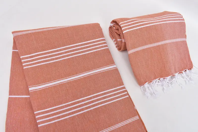 Authentic Turkish hammam peshtemal, Personalized Beach Towel, Merry Christmas Gifts, Wedding Gift, 70x40 Cotton Striped Towel, Bridesmaid Gift Towel - 7
