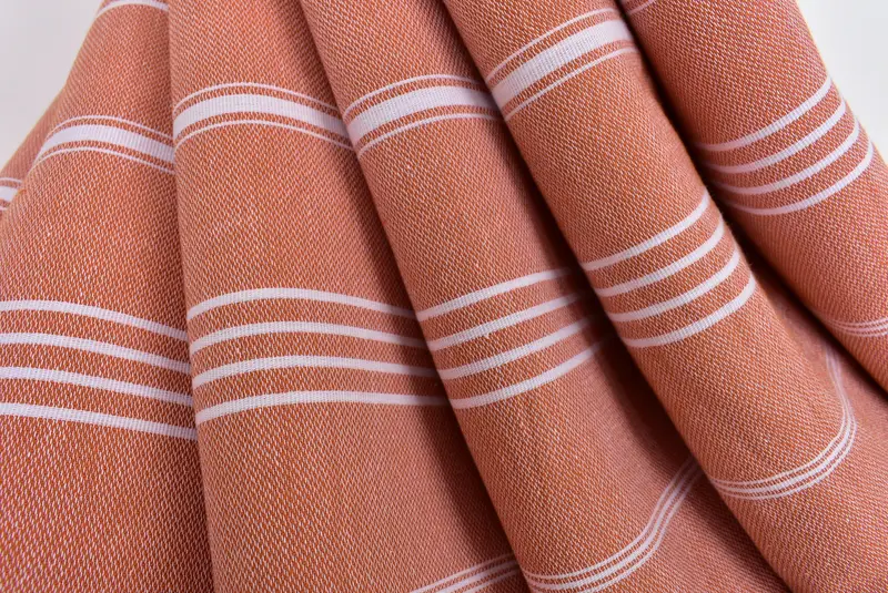 Authentic Turkish hammam peshtemal, Personalized Beach Towel, Merry Christmas Gifts, Wedding Gift, 70x40 Cotton Striped Towel, Bridesmaid Gift Towel - 5