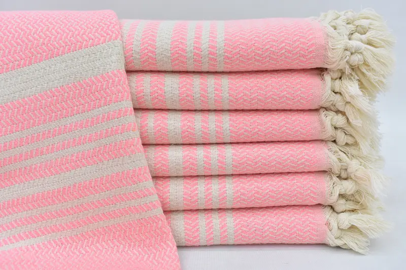 Personalized Hand Towel, Bathroom Towels, 40x18 Cotton Striped Towel, Monogram Kitchen Towel, Guest Towel, Maid Of Honor Gift, Custom Wedding Gifts - 1