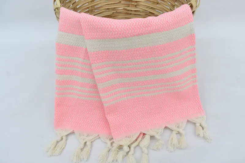 Personalized Hand Towel, Bathroom Towels, 40x18 Cotton Striped Towel, Monogram Kitchen Towel, Guest Towel, Maid Of Honor Gift, Custom Wedding Gifts - 8