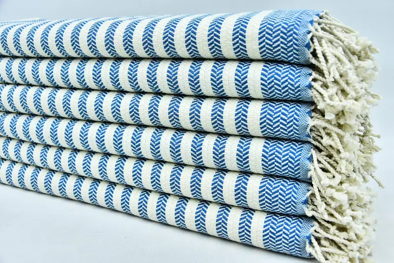 70x40 Cotton Chevron Towel, Quick-dry travel peshtemal towel, Bachelorette Party Gift, Sand-free towel, Bachelorette Gifts, Gift For Bride - 3