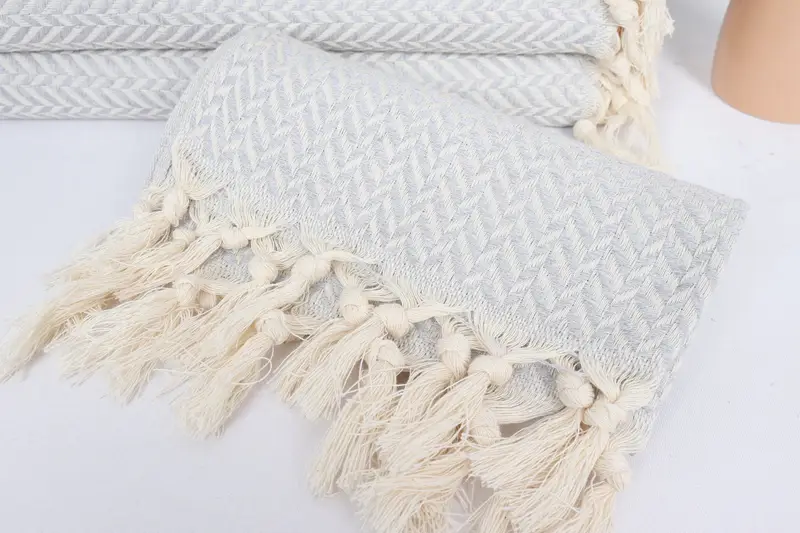 Bathroom Towels, Bachelorette Party Items, Monogram Hand Towel, 36x18 Cotton Chevron Towel, Home Decor Towel, Wedding Favors, Xmas Gifts - 4