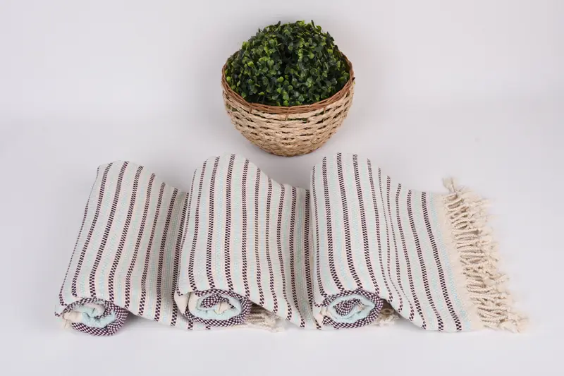 70x40 Cotton Geometric Towel, Beach Towel Monogram, Personalized Towel Gift, Bridesmaid Gift, Quick-dry towel, Organic towel, Bachelorette Favor - 8