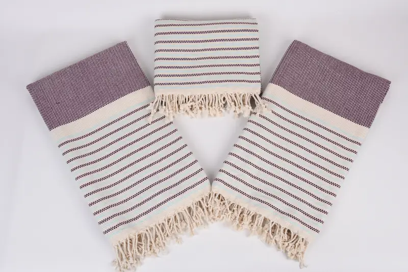 70x40 Cotton Geometric Towel, Beach Towel Monogram, Personalized Towel Gift, Bridesmaid Gift, Quick-dry towel, Organic towel, Bachelorette Favor - 6