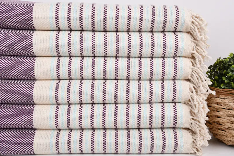 70x40 Cotton Geometric Towel, Beach Towel Monogram, Personalized Towel Gift, Bridesmaid Gift, Quick-dry towel, Organic towel, Bachelorette Favor - 2