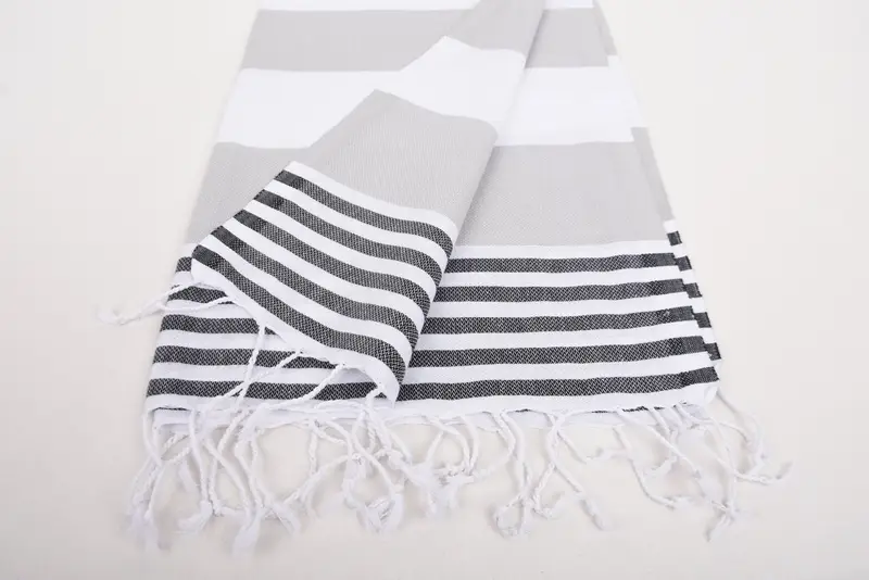 Pequeñas toallas de baño, regalos personalizados, regalos de despedida de soltera, toalla navideña, toalla de soltera, toalla de cocina monograma, toalla a rayas de algodón 40x24 - 8