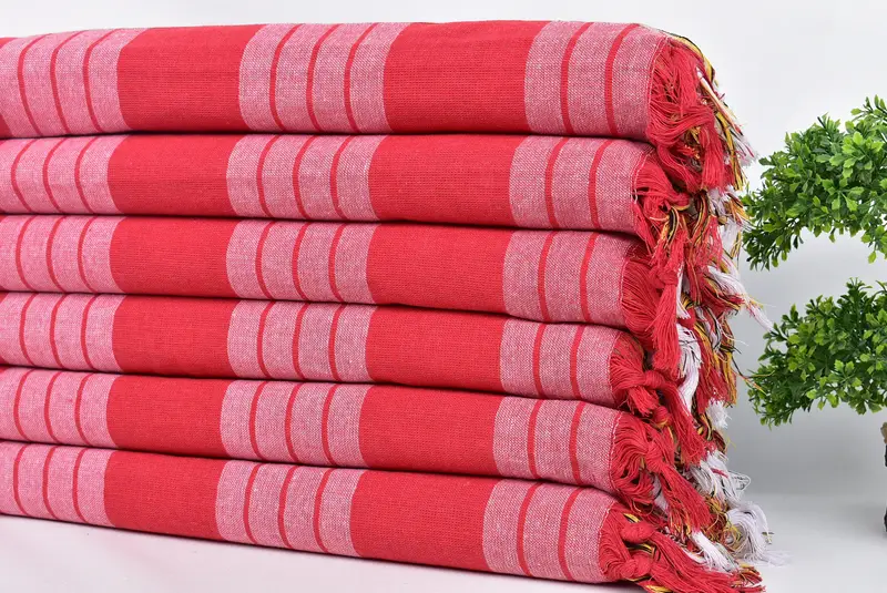 Housewarming Gift, Beach Size Towel, Turkish hand towel, Summer Gift Ideas, 68x32 Cotton Striped Towel, Custom Towel, Best Friend Christmas Gift - 3