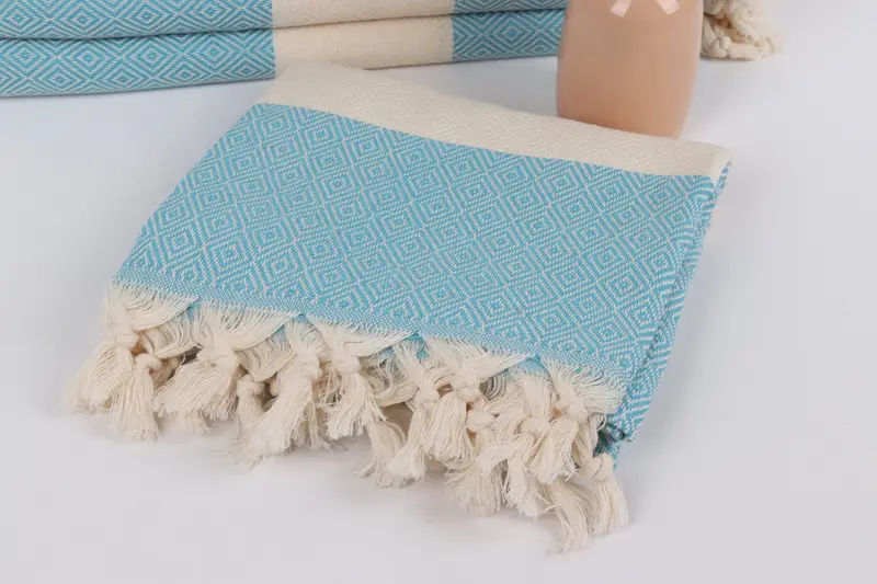 Bridesmaid Towel, Organic Beach Towel, Bridesmaid Favors, Personalized Wedding Gift, Sand-free towel, Luxury towel, Handwoven Turkish bath towel - 5