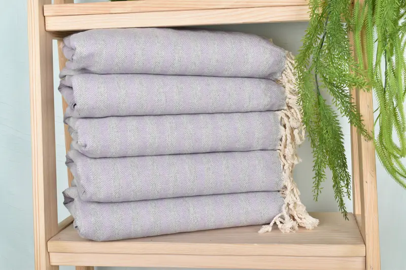 Bridesmaid Gifts Personalized, 70x36 Cotton Striped Towel, Monogram Turkish Towel, Beach Towel Gift, Bachelorette Party Gifts Bridesmaids - 1