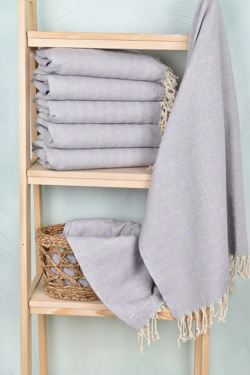 Bridesmaid Gifts Personalized, 70x36 Cotton Striped Towel, Monogram Turkish Towel, Beach Towel Gift, Bachelorette Party Gifts Bridesmaids - 3