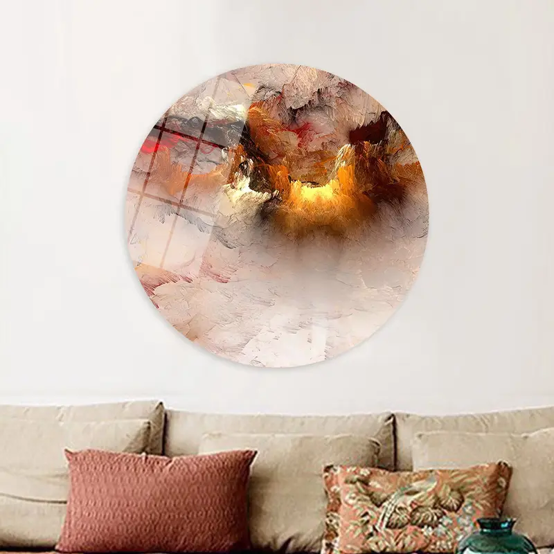 エレガントな曇ったキャンバス: 家の装飾のための芸術的なプリントの傑作