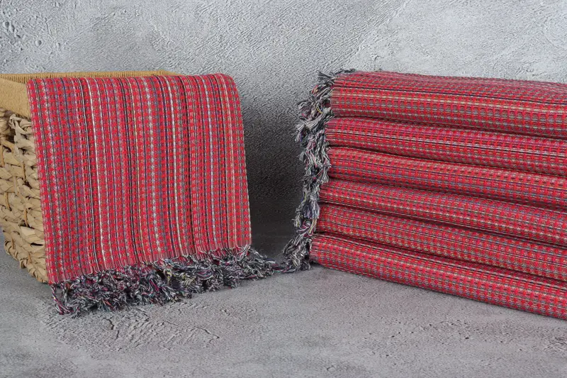 Sand-Resistant Peshtemal, Organic towel, Mother Of The Groom Gift, 70x40 Cotton Geometric Towel, Turkish towel, Luxury towel, Luxury Beach Towel - 3