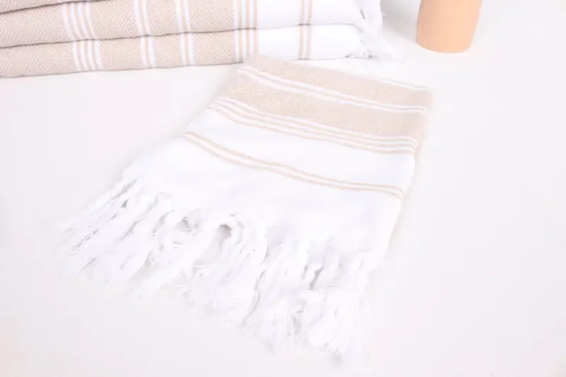 Personalized Hand Towel, Turkish Towel Hand Towel, Beach Theme Wedding Gift, Personalized Gift, 40x18 Cotton Diamond Towel, Valentines Day Gift - 5