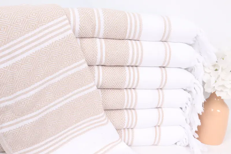 Personalized Hand Towel, Turkish Towel Hand Towel, Beach Theme Wedding Gift, Personalized Gift, 40x18 Cotton Diamond Towel, Valentines Day Gift - 1