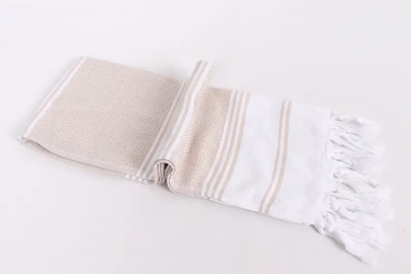 Personalized Hand Towel, Turkish Towel Hand Towel, Beach Theme Wedding Gift, Personalized Gift, 40x18 Cotton Diamond Towel, Valentines Day Gift - 6