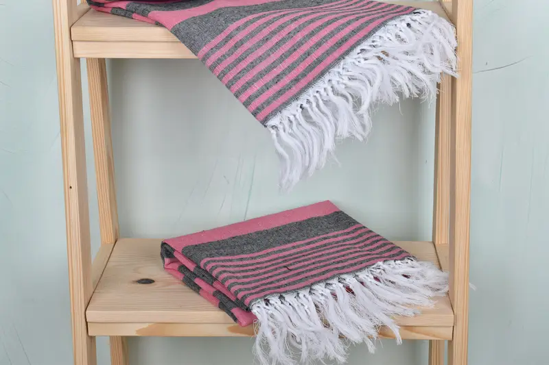 68x36 Cotton Striped Towel, Quick-Dry Beach Towel, Turkish beach towel, Bridesmaid Gifts, Eco-Friendly Turkish Towel, Wedding Gift For Bride - 5