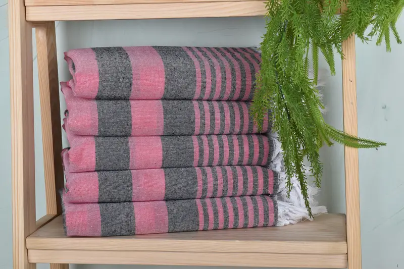 68x36 Cotton Striped Towel, Quick-Dry Beach Towel, Turkish beach towel, Bridesmaid Gifts, Eco-Friendly Turkish Towel, Wedding Gift For Bride - 2
