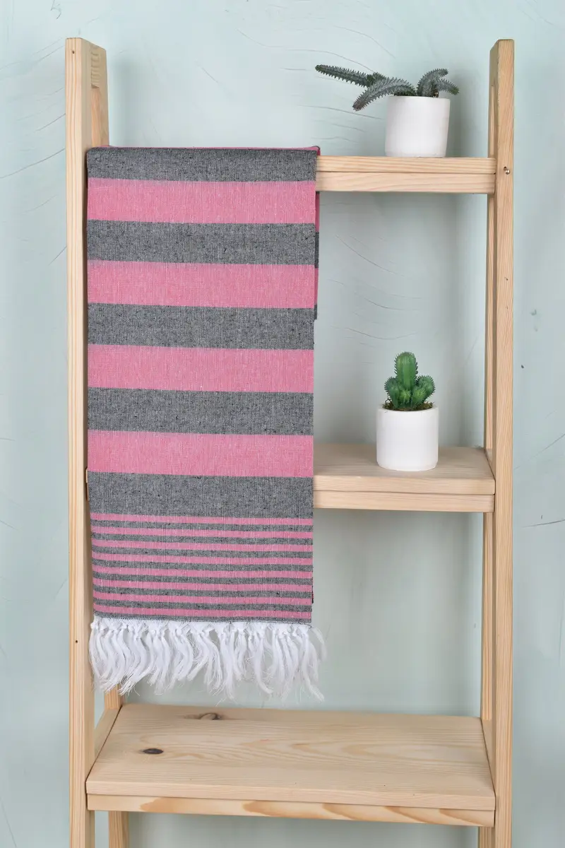 68x36 Cotton Striped Towel, Quick-Dry Beach Towel, Turkish beach towel, Bridesmaid Gifts, Eco-Friendly Turkish Towel, Wedding Gift For Bride - 8