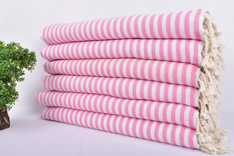 Wedding Favors, Pool Towels, Quick-dry towel, Bridal Shower Favors, 70x40 Cotton Striped Towel, Decorative Towel, Gift For Mom, Custom Name Towel - 3
