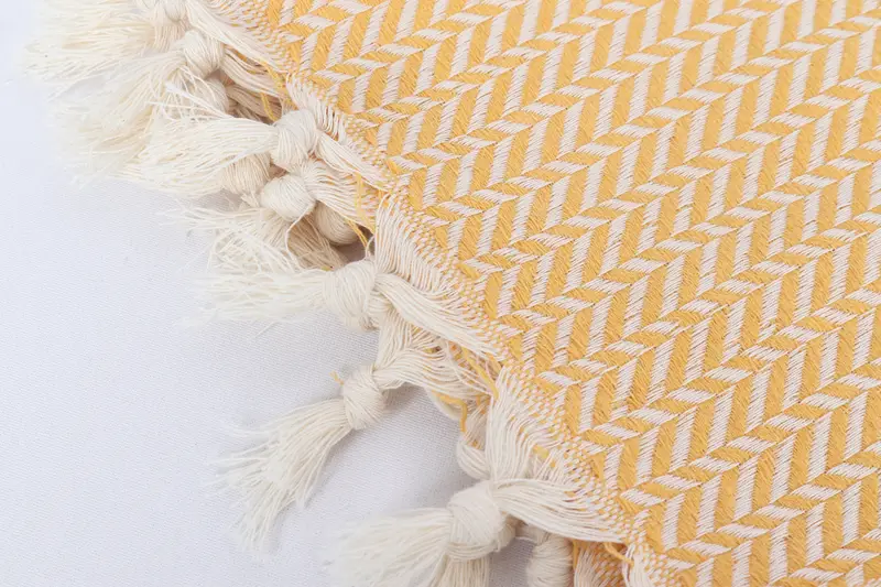 Gift For Bride, Monogram Hand Towel, Custom Hand Towel, Organic Towel, Summer Towel, Monogrammed Hand Towel, 36x18 Cotton Chevron Towel, Xmas Gifts - 7