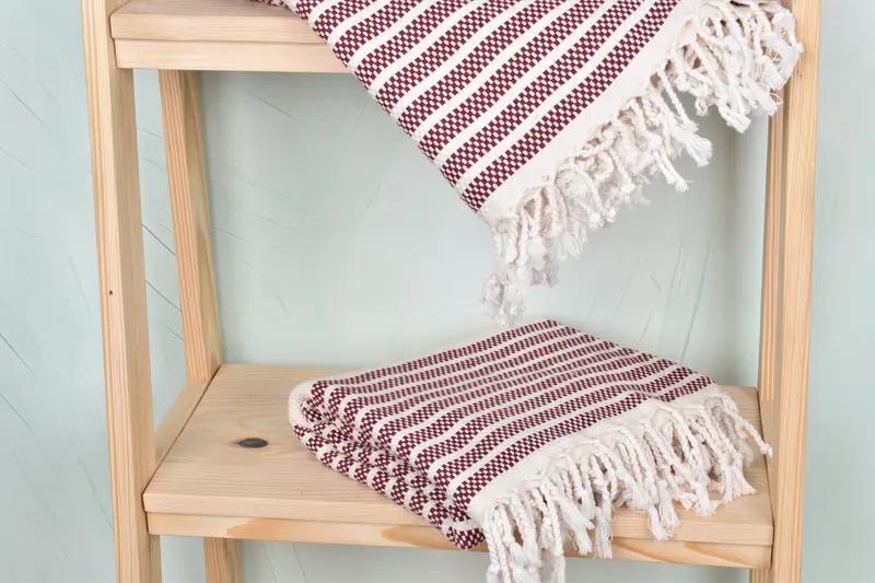 70x40 Cotton Striped Towel, Wedding Gifts Towel, Gift For Mom, Sand-free towel, Personalized Turkish Towel, Antibacterial Turkish peshtemal towel - 9