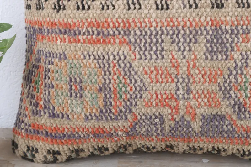 Antique Pillows, Cushion Cover, Lounge Throw Cushion Case, Ethnical Kilim Rug Pillow, Throw Kilim Pillow, 16x16 Red Pillow Sham, Bench Cushion - 3