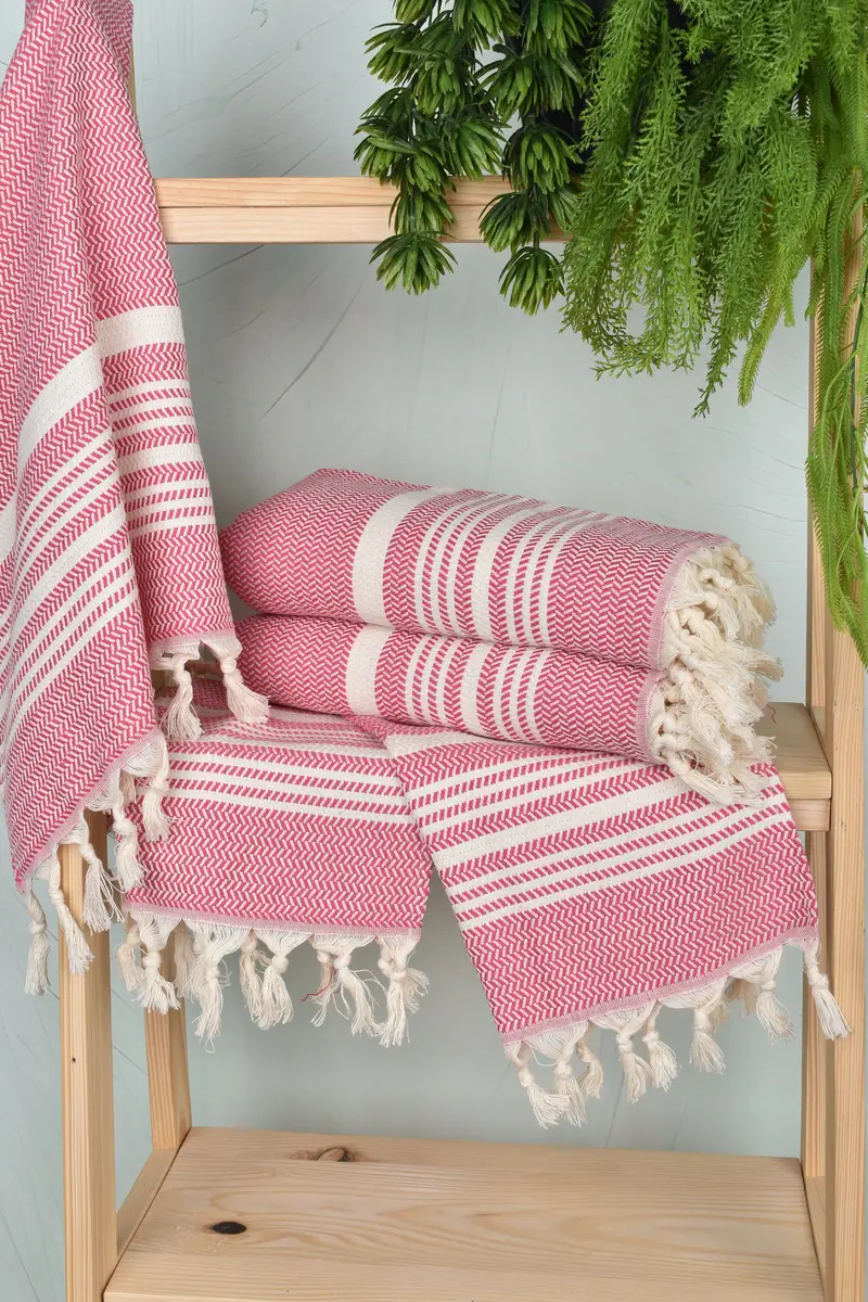 Turkish Tea Towel, Monogram Tea Towel, 40x18 Cotton Striped Towel, Personalized Hand Towel, Personalized Home Gift Wedding, Personalized Dish Towel - 6