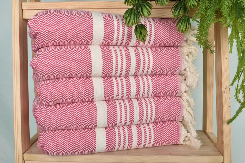 Turkish Tea Towel, Monogram Tea Towel, 40x18 Cotton Striped Towel, Personalized Hand Towel, Personalized Home Gift Wedding, Personalized Dish Towel - 1