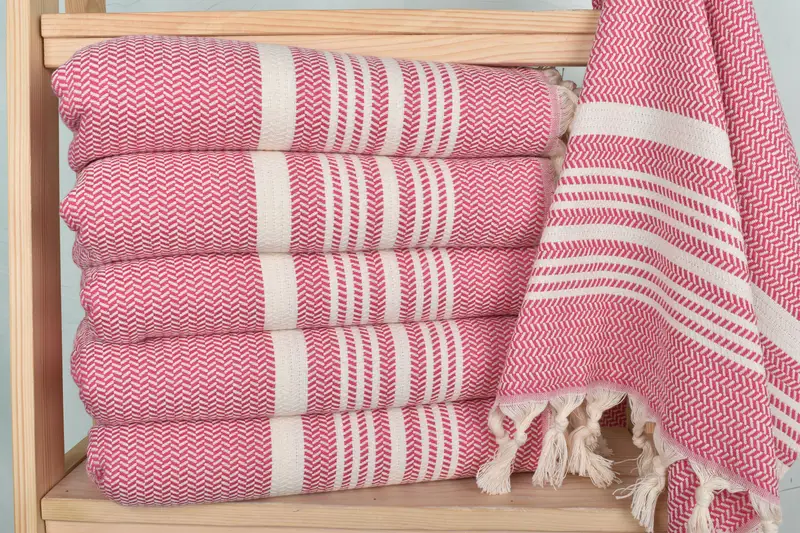 Turkish Tea Towel, Monogram Tea Towel, 40x18 Cotton Striped Towel, Personalized Hand Towel, Personalized Home Gift Wedding, Personalized Dish Towel - 2