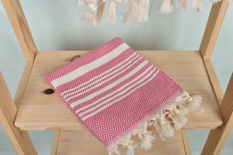 Turkish Tea Towel, Monogram Tea Towel, 40x18 Cotton Striped Towel, Personalized Hand Towel, Personalized Home Gift Wedding, Personalized Dish Towel - 5