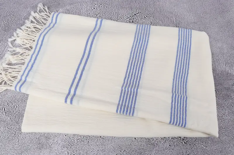 Merry Christmas Gifts, Personalized Gift, 80x36 Cotton Striped Towel, Florida Bachelorette Party Favors, Travel towel, Personalized Wedding Gift - 6